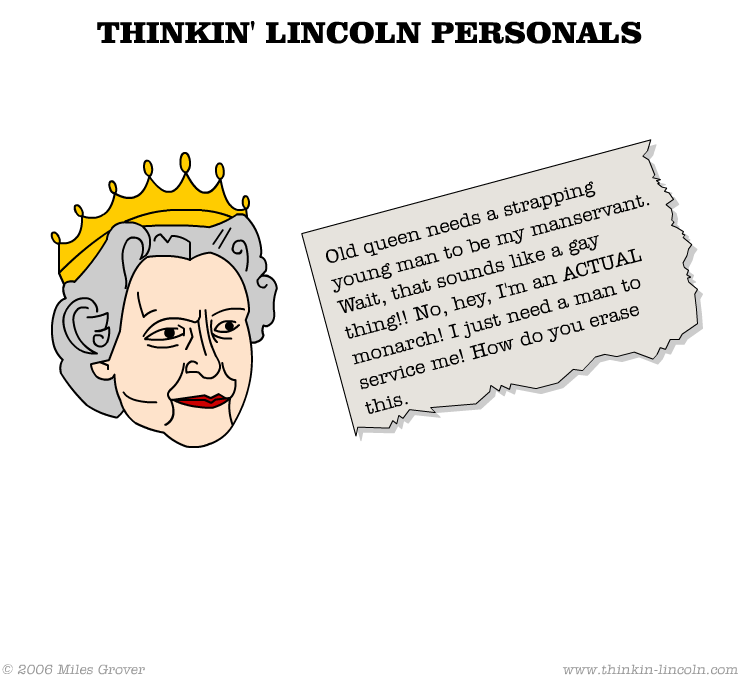 Thinkin' Lincoln Personals - E.W.