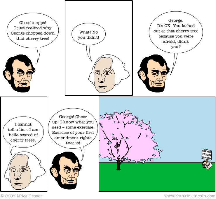 More Comics About George's Fear of Plants